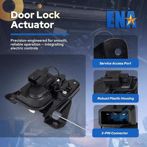 ENA الباب الخلفي السلطة غطاء صندوق السيارة قفل الباب المحرك متوافق مع دودج تشارجر تشالنجر المنتقم دارت كرايسلر 300 200 2011-2018 استبدال ل 5056244AA 5056244AB 5056244AC 5056244AD in Saudi Arabia
