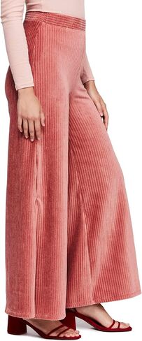 Free People، بنطال بامبي واسع الساق للنساء، وردي، مقاس XS in Saudi Arabia