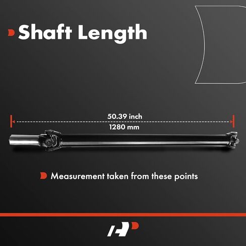 مجموعة عمود محرك خلفي A-Premium 50.39 بوصة [4WD Automatic Trans 119.0" WB] متوافق مع شيفروليه تشيفي سيلفرادو 1500 وجي إم سي سييرا 1500 1999-2005، استبدل # 15109400 15163798 in Kuwait