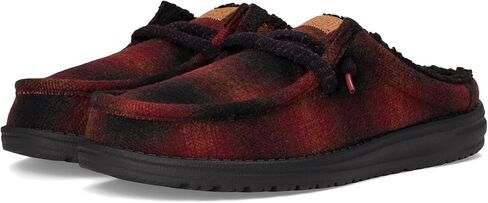حذاء HEYDUDE الرجالي Wally Slip Cozy Plaid سهل الارتداء in Kuwait