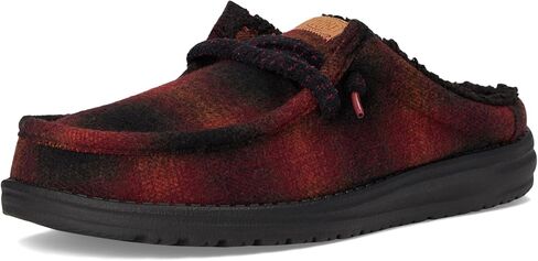 حذاء HEYDUDE الرجالي Wally Slip Cozy Plaid سهل الارتداء in Kuwait