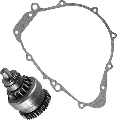 Caltric Starter Bendix Drive & Gasket Compatible with Yamaha Grizzly 600 Yfm600 Yfm-600 1998-2001 in Saudi Arabia