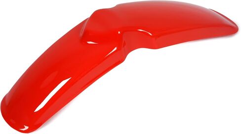 KUAFU Front & Rear Fender + Side Panel Compatible with 1977-1982 Honda XR75 XR80 Motorcycle Accessories Fender and Panel Plastic Body Kit - Red in Saudi Arabia
