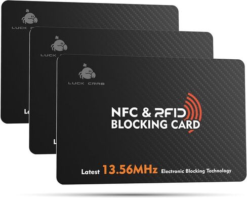مجموعة من 3 بطاقات حجب RFID - واقي محفظة رفيع من SafeCard NFC لبطاقات الائتمان/الخصم وجوازات السفر بدون تلامس - درع RFID مضاد للسرقة لحماية الهوية والبيانات in Kuwait