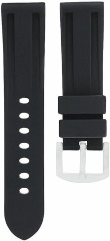 حزام ساعة مطاطي من Ewatchparts مقاس 22 ملم متوافق مع Invicta GMT 11255 Signature II Pro Diver 21834 أسود in Saudi Arabia