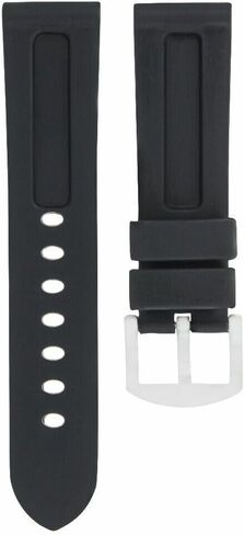 حزام ساعة مطاطي من Ewatchparts مقاس 22 ملم متوافق مع Invicta GMT 11255 Signature II Pro Diver 21834 أسود in Saudi Arabia