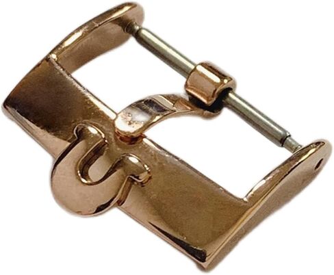 UNNIQ Watch Accessory Strap 12 Mm 14 Mm 16 Mm 18 Mm 20 Mm Watch Men's Pin Safety Buckle Stainless Steel Buckle Suitable Compatible With Omega Compatible With Seamaster Strap clasp (Color : Rose Gold in Saudi Arabia