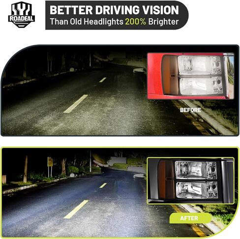 المصابيح الأمامية ث/مصابيح لـ 2007-2013 سيارة GMC موديل سييرا 1500/2007-2014 سييرا 2500 HD 3500 HD كشافات هالوجين بديلة للسائق وجانب الركاب in Kuwait