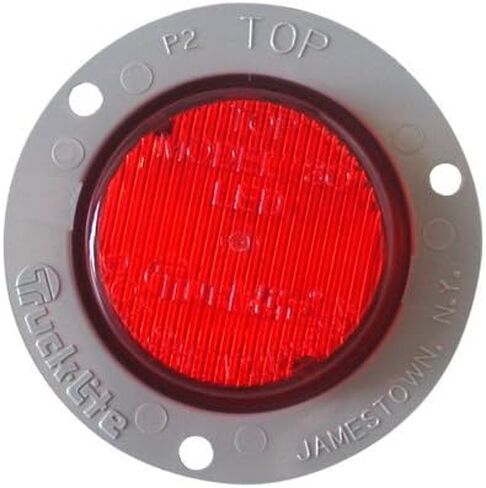 Truck-Lite Red, Model 30 LED Marker & Clearance Lamp w/Gray Flange 12v 30251R in Saudi Arabia
