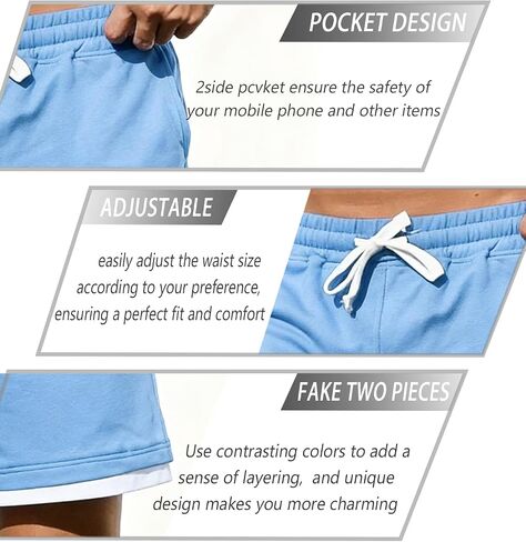 Men Cotton 5.5 Inch Sweat Shorts Elastic Waist Casual Workout with Pockets in Saudi Arabia