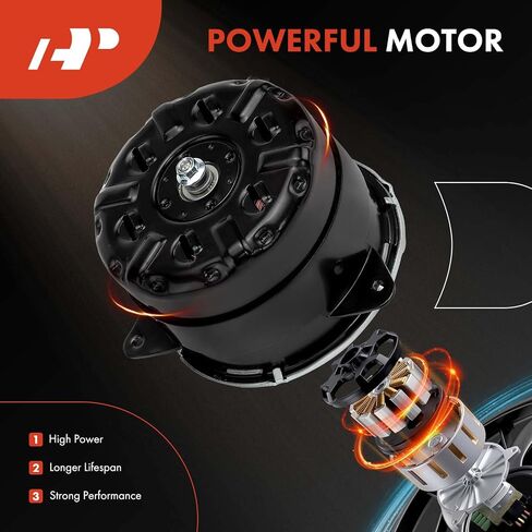 A-Premium Radiator Fan Motor Compatible with Toyota Highlander 2006-2010 3.3L & Lexus RX450h 2010-2013 3.5L in Saudi Arabia