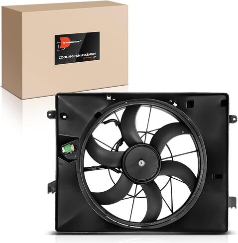 A-Premium Engine Radiator Cooling Fan Assembly Compatible with Select Hyundai Models - Genesis Coupe 2010 2011 2012 in Saudi Arabia