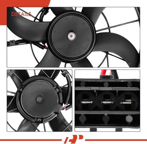 A-Premium Engine Radiator Cooling Fan Assembly Compatible with Select Hyundai Models - Genesis Coupe 2010 2011 2012 in Saudi Arabia