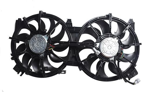 GXYWADY Radiator AC Condenser Dual Cooling Fan NI3115134 21481JA100 Replacement for 2007-2018 Altima Sedan, 2016-2021 Maxima in Saudi Arabia