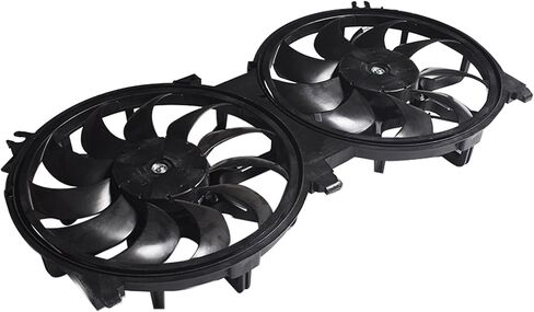 GXYWADY Radiator AC Condenser Dual Cooling Fan NI3115134 21481JA100 Replacement for 2007-2018 Altima Sedan, 2016-2021 Maxima in Saudi Arabia