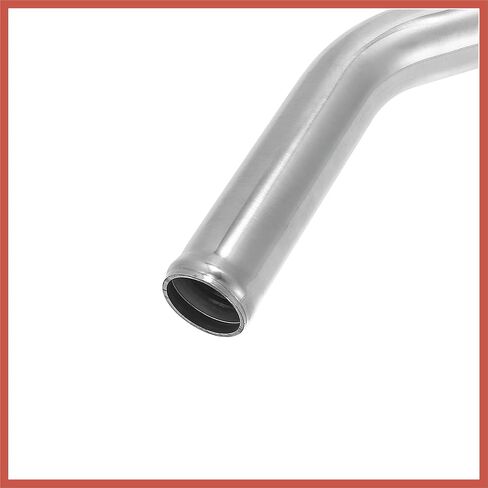 ACROPIX OD 1.5 "38 مللي متر طول 12" 300 مللي متر سبائك الألومنيوم أنبوب المبرد الأنابيب 45 درجة مدخل هواء أنبوب فضي لهجة لقطع غيار السيارات السيارات in Saudi Arabia