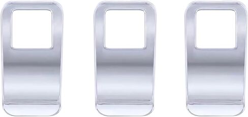 (Set/3) Chrome Switch Covers Compatible with Kenworth T680, T880 & W990 in Saudi Arabia