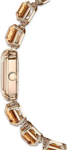 Swarovski Watch, Octagon Cut Crystal Bracelet Band, Brown, Champagne Gold-Tone Finish in Saudi Arabia