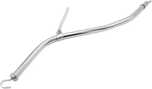 قطعة واحدة من أنبوب عصا نقل الحركة SHLPDFM من الكروم الصلب الفضي TH400 GM Chevy بطول 24 بوصة متوافق مع Chevy GM Turbo 400 TH-400 in Saudi Arabia