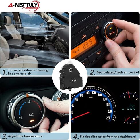 مشغل باب مزيج HVAC يناسب 2003-2009 جي إم سي إنفوي، إنفوي XL، إنفوي XUV، شيفروليه تريل بليزر، تريل بليزر EXT، بويك رينييه، ساب 9-7x، مشغل تنفيس الهواء لسخان إيسوزو تصاعدي، 604-110، 15-73596 in Saudi Arabia