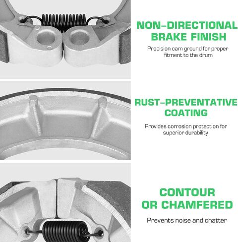 Youxmoto Front Brake Pads Rear Shoes Drum Fit for Honda Shadow Spirit VT750 DC 2001-2014/ VT750 Aero 2004-2015/ for Shadow Phantom VT 750 C2B 2010-2022/ VT1100C Shadow Spirit in Saudi Arabia
