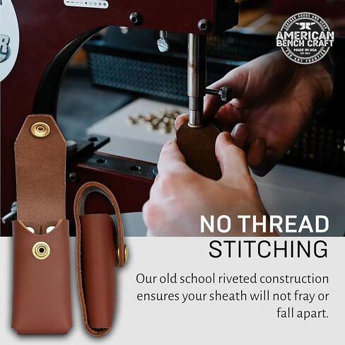 حقيبة أدوات متعددة من الجلد من American Bench Craft تناسب SOG PowerLock وPowerAssist - غمد جلدي (أسود) in Kuwait