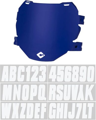 ODI Blue Number Plate & Decal Kit for Downhill Mountain Bikes, E Bikes, Surrons in Kuwait