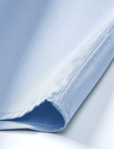 Men's Athletic Slim Fit Long Sleeve Button Down Shirts for Gym Business Casual Stretch Tops Breathable Solid Dress Shirts in Saudi Arabia