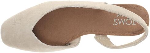 حذاء نسائي مسطح من TOMS Alene Slingback كاجوال - أبيض فاتح in Saudi Arabia