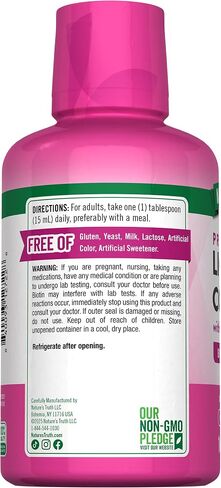 Nature's Truth Liquid Collagen | 16 oz | with Biotin | Beauty Formula | Berry Flavor | Non-GMO & Gluten Free Supplement in Saudi Arabia