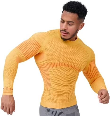 Functional Sportswear Men’s Long Sleeve Compression Shirt 88110 in Saudi Arabia