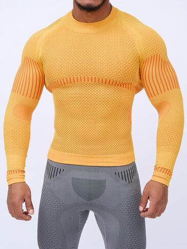 Functional Sportswear Men’s Long Sleeve Compression Shirt 88110 in Saudi Arabia