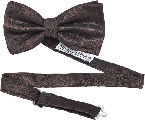 Moda Di Raza- 4 Pc Mens Paisley Tuxedo Dress Suit | Vest | Hanky | Tie | Bow-Tie in Saudi Arabia
