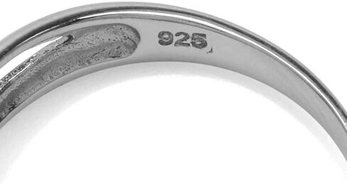 Silvershake 10MM White Gold Plated or Yellow Gold Plated 925 Sterling Silver Scroll/Filigree Triquetra Celtic Knot in Circle Ring Jewelry for Women in Saudi Arabia