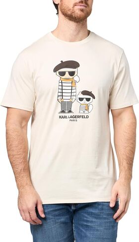 تي شيرت شوبيت بأكمام قصيرة للرجال من KARL LAGERFELD in Saudi Arabia