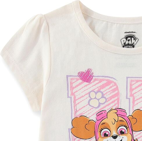 Paw Patrol Nickelodeon Skye Girls Short Sleeve T-Shirt and Legging Pants Set for Toddler and Big Kids in Saudi Arabia