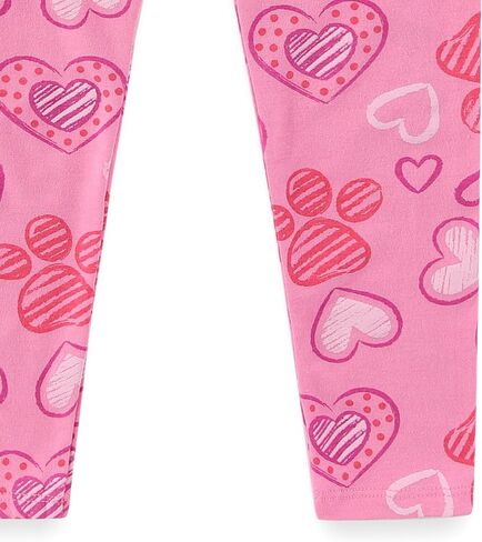 Paw Patrol Nickelodeon Skye Girls Short Sleeve T-Shirt and Legging Pants Set for Toddler and Big Kids in Saudi Arabia