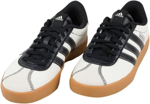 حذاء نسائي من adidas VL Court 3.0 Dia De Los Muertos، أسود/أبيض، 5 in Kuwait