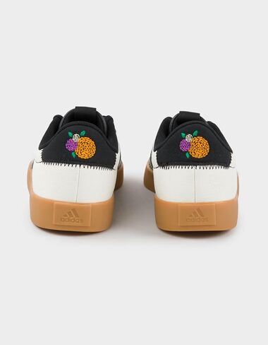 حذاء نسائي من adidas VL Court 3.0 Dia De Los Muertos، أسود/أبيض، 5 in Kuwait