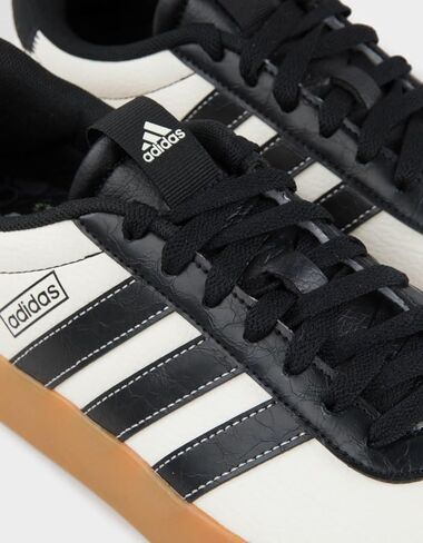 حذاء نسائي من adidas VL Court 3.0 Dia De Los Muertos، أسود/أبيض، 5 in Kuwait