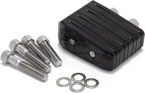TOFR CNC 1" 1.5" 2" Adjustable Kickstand Lift Block Stand Plate Pad Support for Harley Dyna Street Bob Fat Bob Softail FatBoy Deluxe Deuce Springer Night Train Blackline Custom Heritage Classic in Saudi Arabia
