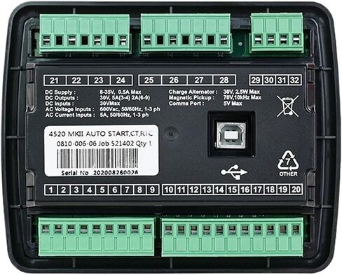 مولد تحكم DSE4520MKII مزود طاقة مزدوج وحدة تحكم ذاتية التشغيل (نسخة DSE4520MKII) in Saudi Arabia