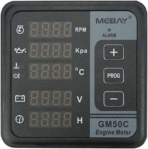 ملحقات محرك الديزل GM50C EFI وحدة تحكم المحرك شاشة ديجيتال متعددة الوظائف مراقب المحرك in Saudi Arabia
