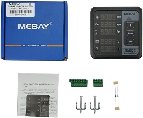 ملحقات محرك الديزل GM50C EFI وحدة تحكم المحرك شاشة ديجيتال متعددة الوظائف مراقب المحرك in Saudi Arabia