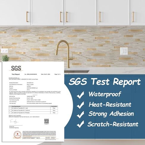 Yipscazo 10 Sheets Peel and Stick Stone Metal Tile Backsplash, Stick on Tiles for Backsplash Kitchen, Bathroom, Laundry Room, Camper, Fireplace (12'' X 12'', Ecru) in Saudi Arabia