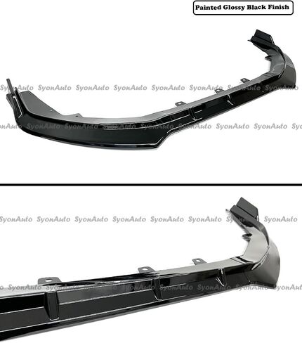 يناسب 2024+ نيسان سنترا Gloss Black V Style المصد الأمامي طقم مقسم الشفاه 3PCS ABS in Saudi Arabia