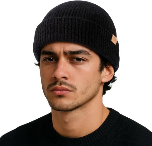 قبعة TOP-EX PolarWool™ 100% من صوف ميرينو لصياد السمك | قبعة بحار قصيرة دافئة بطبقة واحدة ناعمة للرجال والنساء in Kuwait