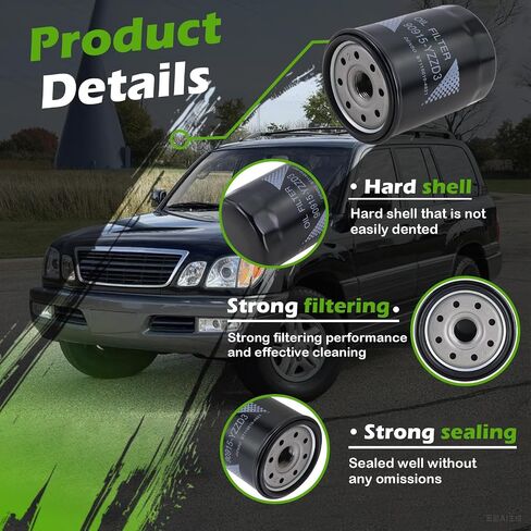 فلاتر زيت المحرك Kefly 90915-YZZD3 90915-YZZD4 تناسب تاكوما تندرا 4 رنر لكزس يستبدل 90915-20004 90915-20002 (عبوتان) in Saudi Arabia
