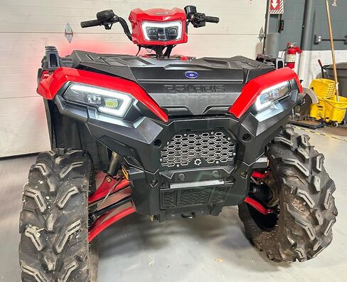 Polaris Sportsman 450/570 850/1000 طقم هالو LED ومصابيح أمامية سوداء 2413432 in Saudi Arabia