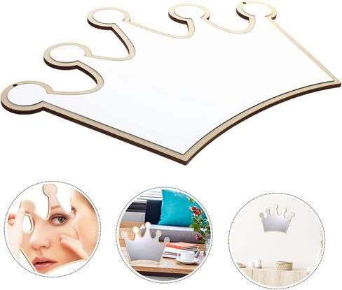 Zerodeko Small Hanging Mirror Decor Acrylic Wall Sticker for Boys and Girls Mirror Dorm in Saudi Arabia